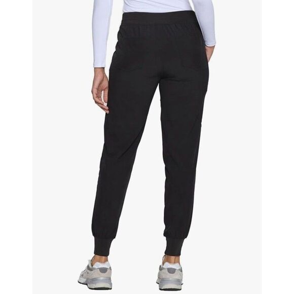 Scrub Jogger Pants Tapered Leg High Rise - Picture 2 of 5